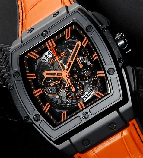 hublot spirit of big bang all black orange|Hublot big bang diamond.